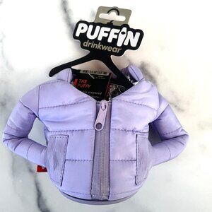 NWT Puffin Drinkwear The Puffy Beverage Holder, Lavender